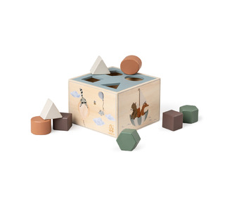 Shape sorter, wooden - World of Sebra - Sebra