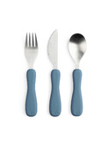 Cutlery, silicone, Fanto - nordic blue